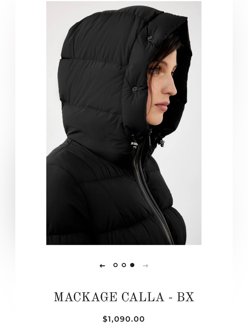 Closet Sale - MACKAGE CALLA Fox Trim Winter Jacket (Small) - Retails for $1200+ - Picture 2 of 7